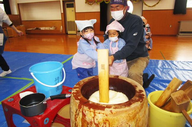 １２月もちつき