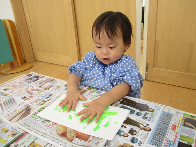 ０・１歳児の様子