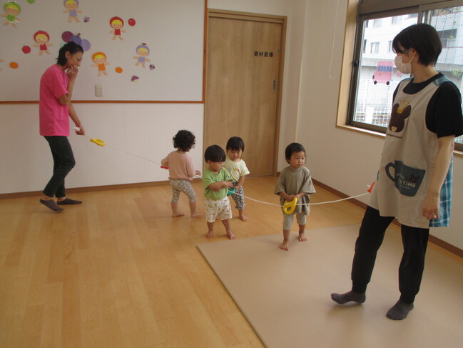 ０・１歳児の様子