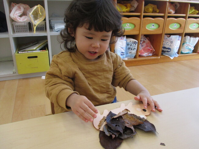 ０・１歳児クラスの様子