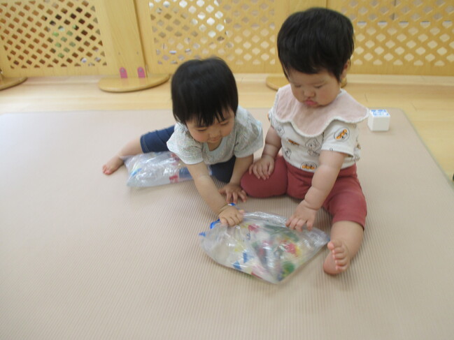 ０歳児の様子