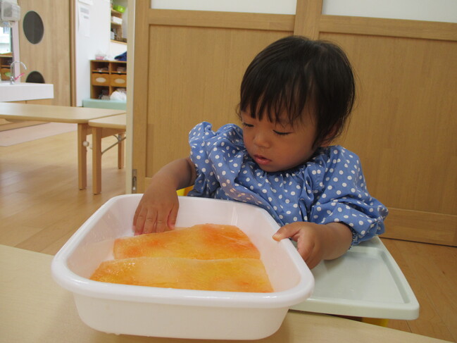 ０歳児の様子